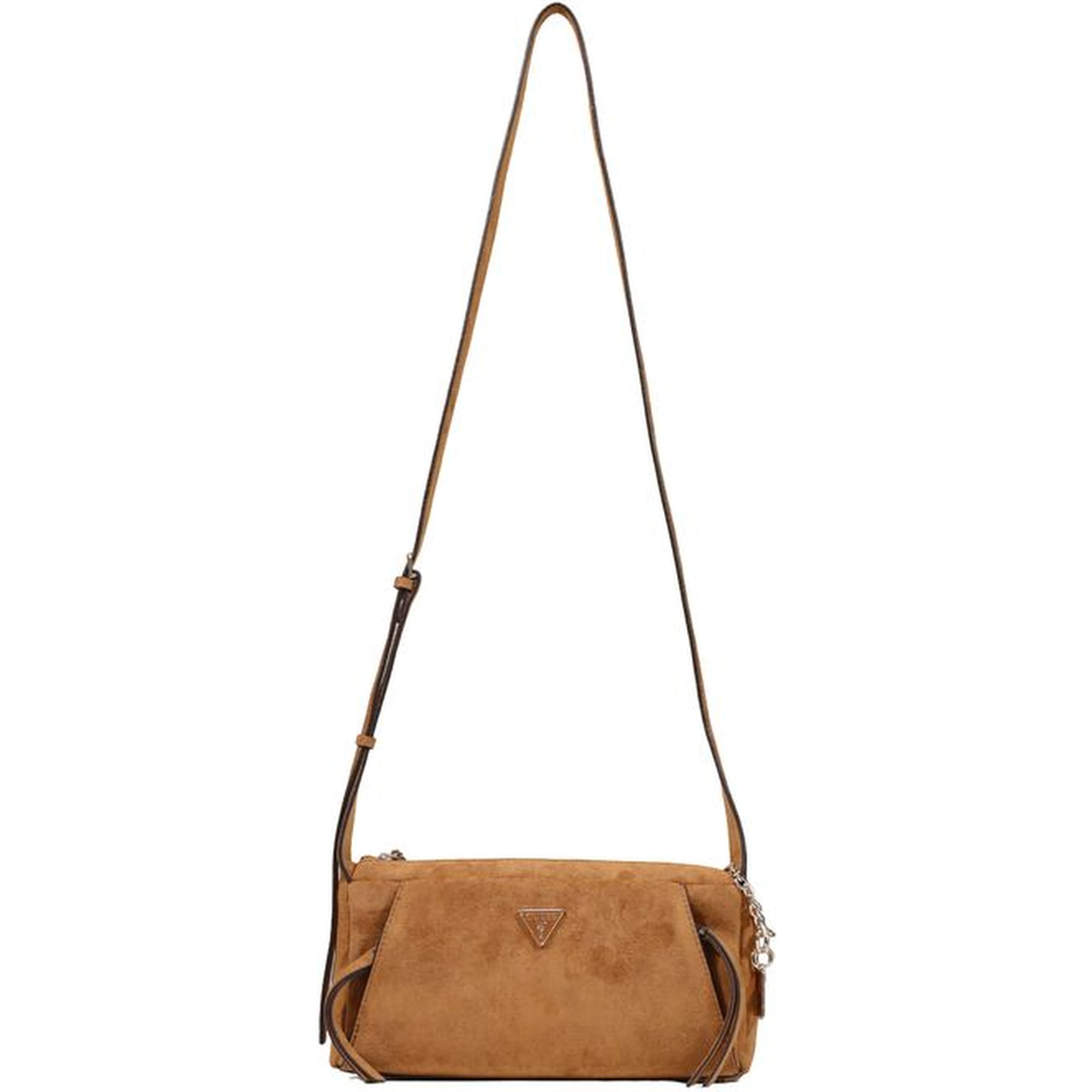 Brown Polyester Handbag