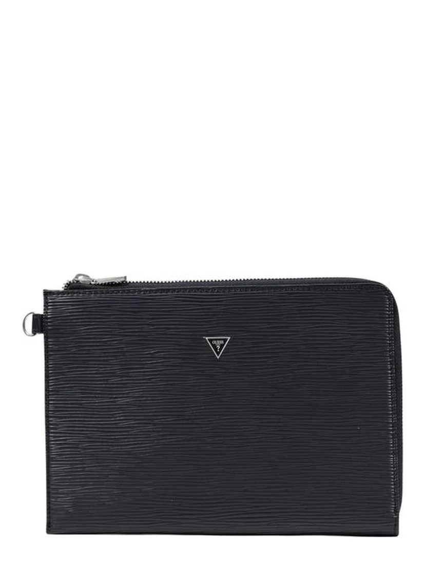 Black Polyethylene Clutch Bag
