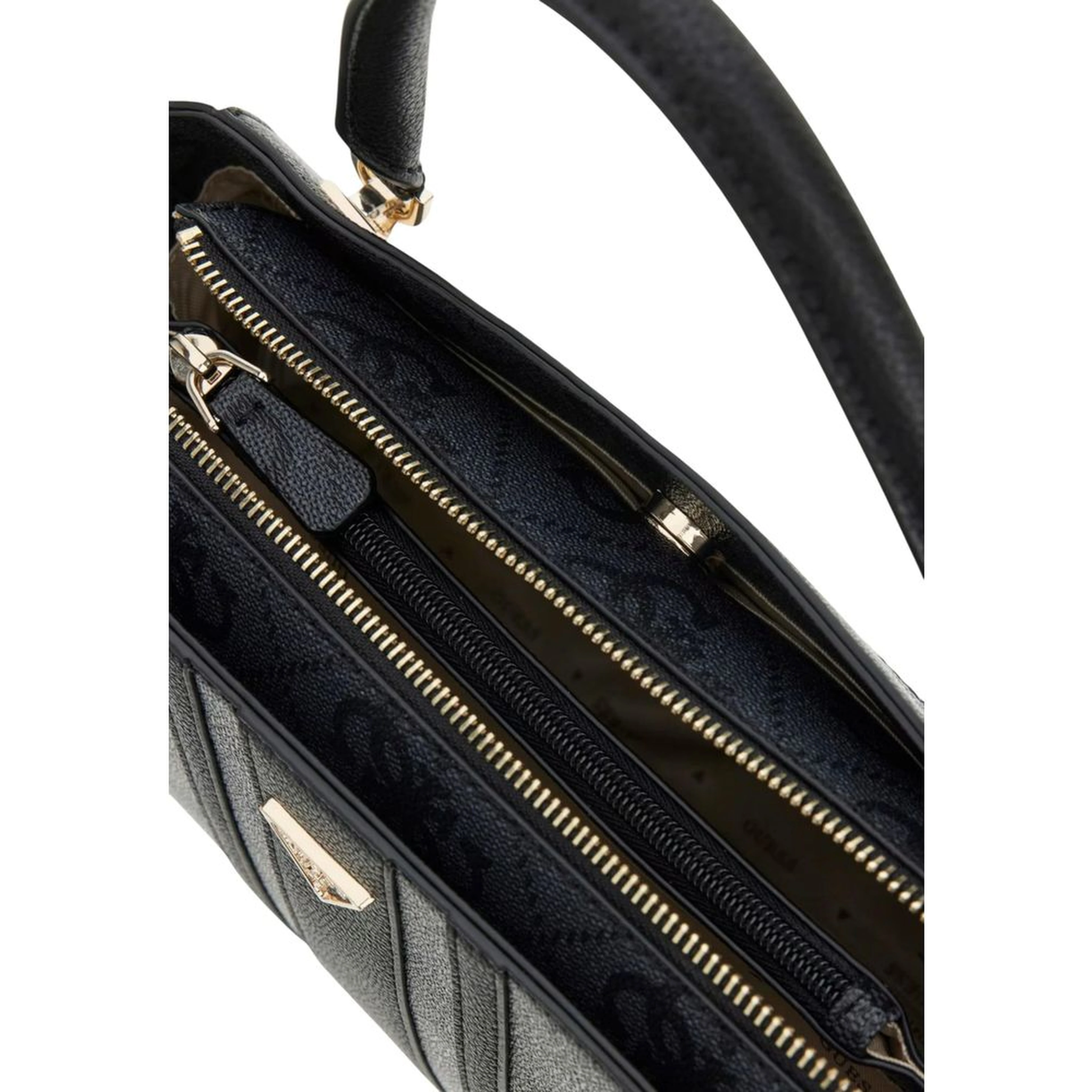 Gray Polyethylene Handbag