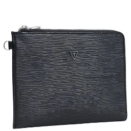 Black Polyethylene Clutch Bag