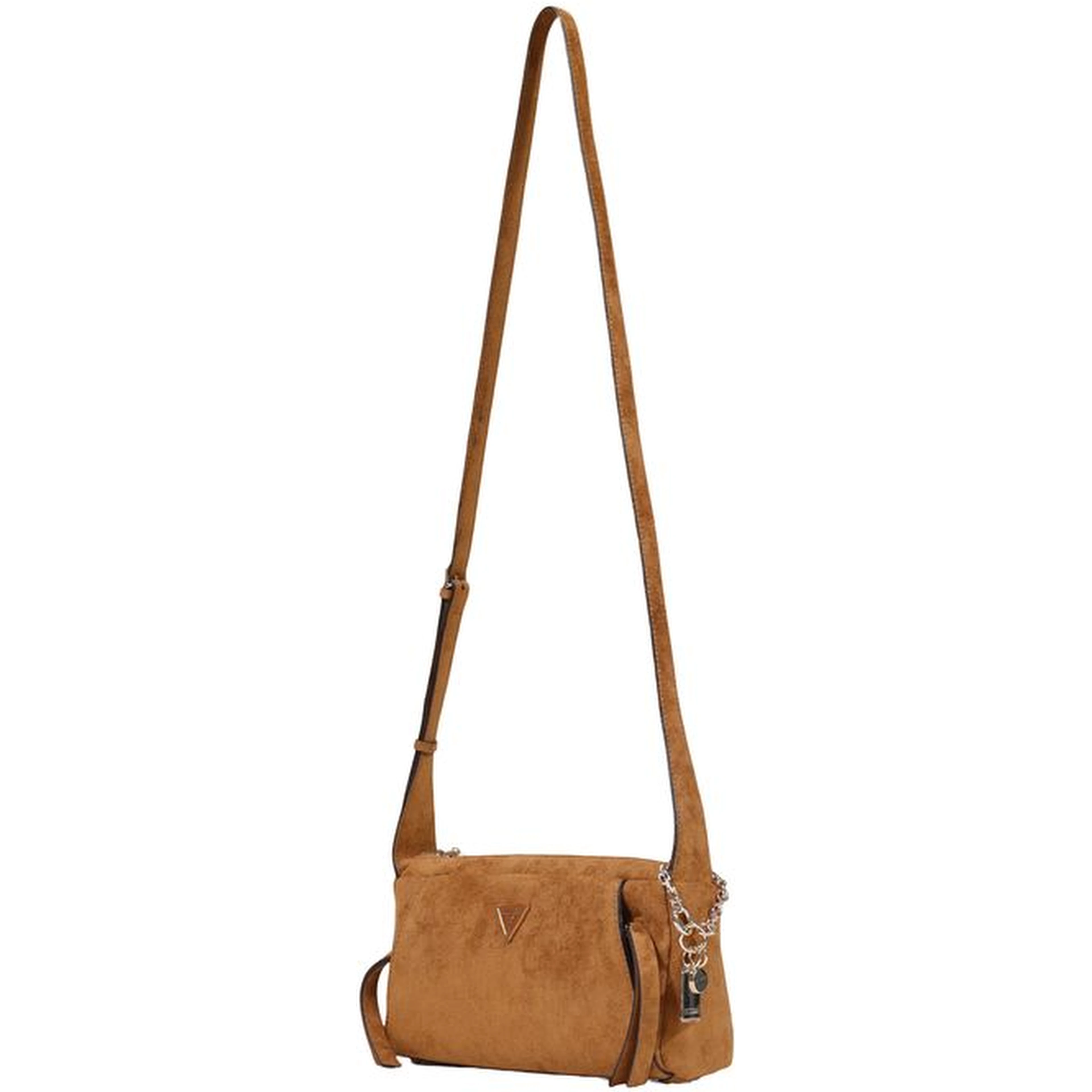 Brown Polyester Handbag
