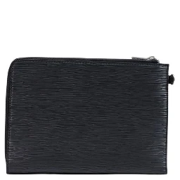 Black Polyethylene Clutch Bag