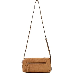 Brown Polyester Handbag