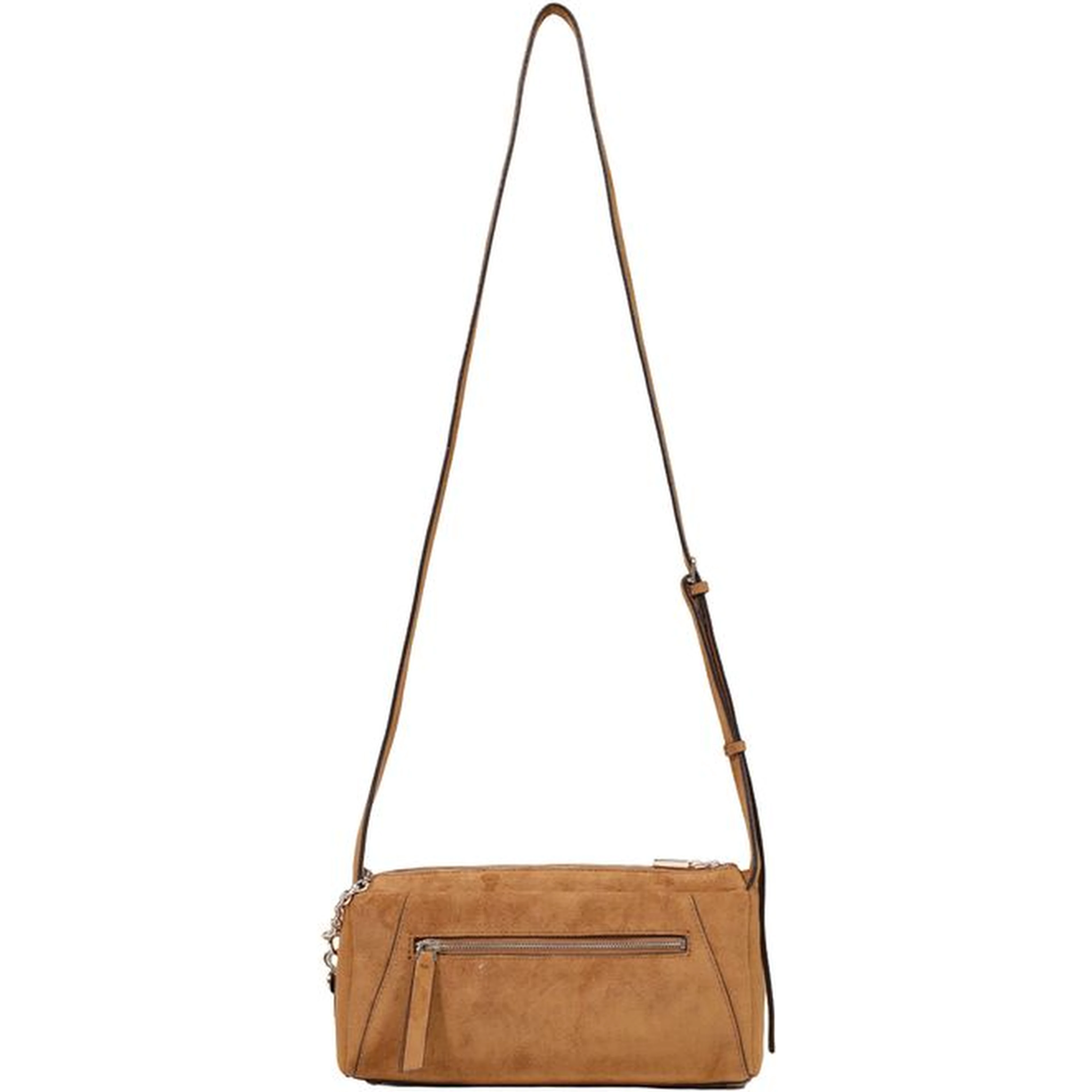 Brown Polyester Handbag