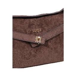 Brown Polyester Handbag