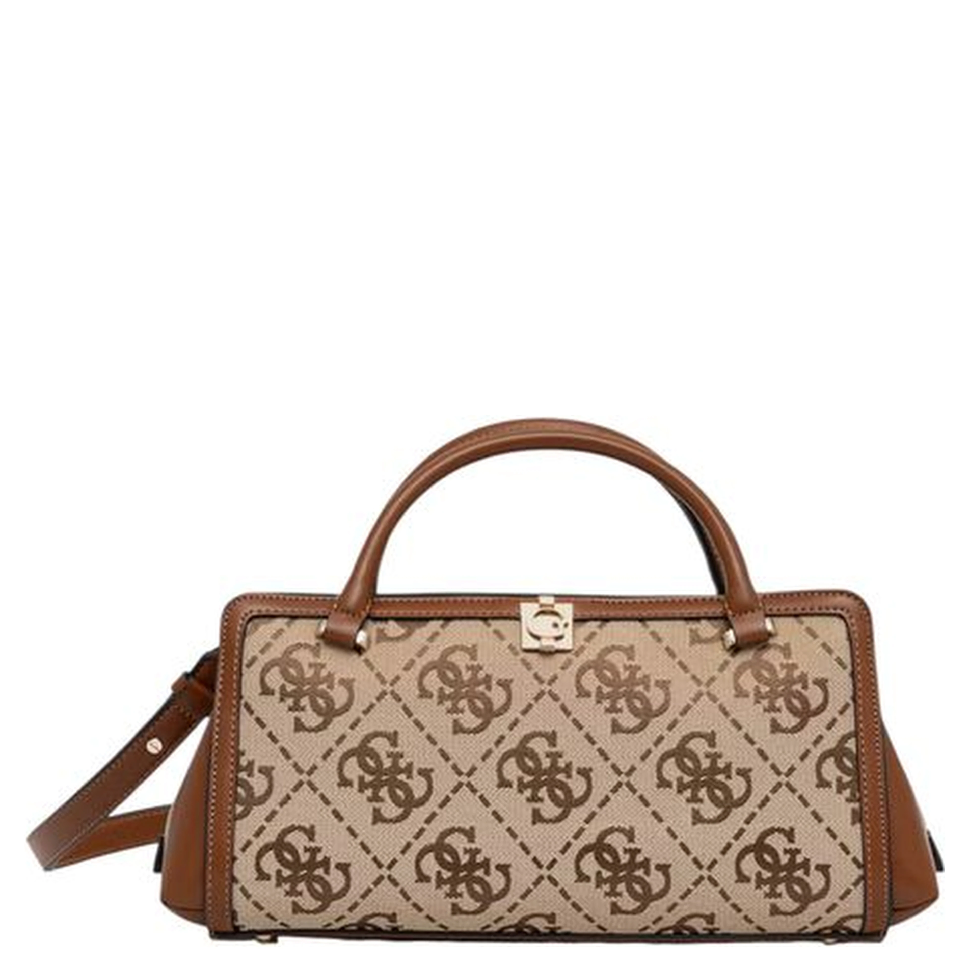 White Polyester Handbag