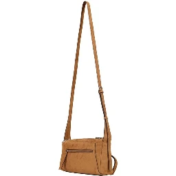 Brown Polyester Handbag