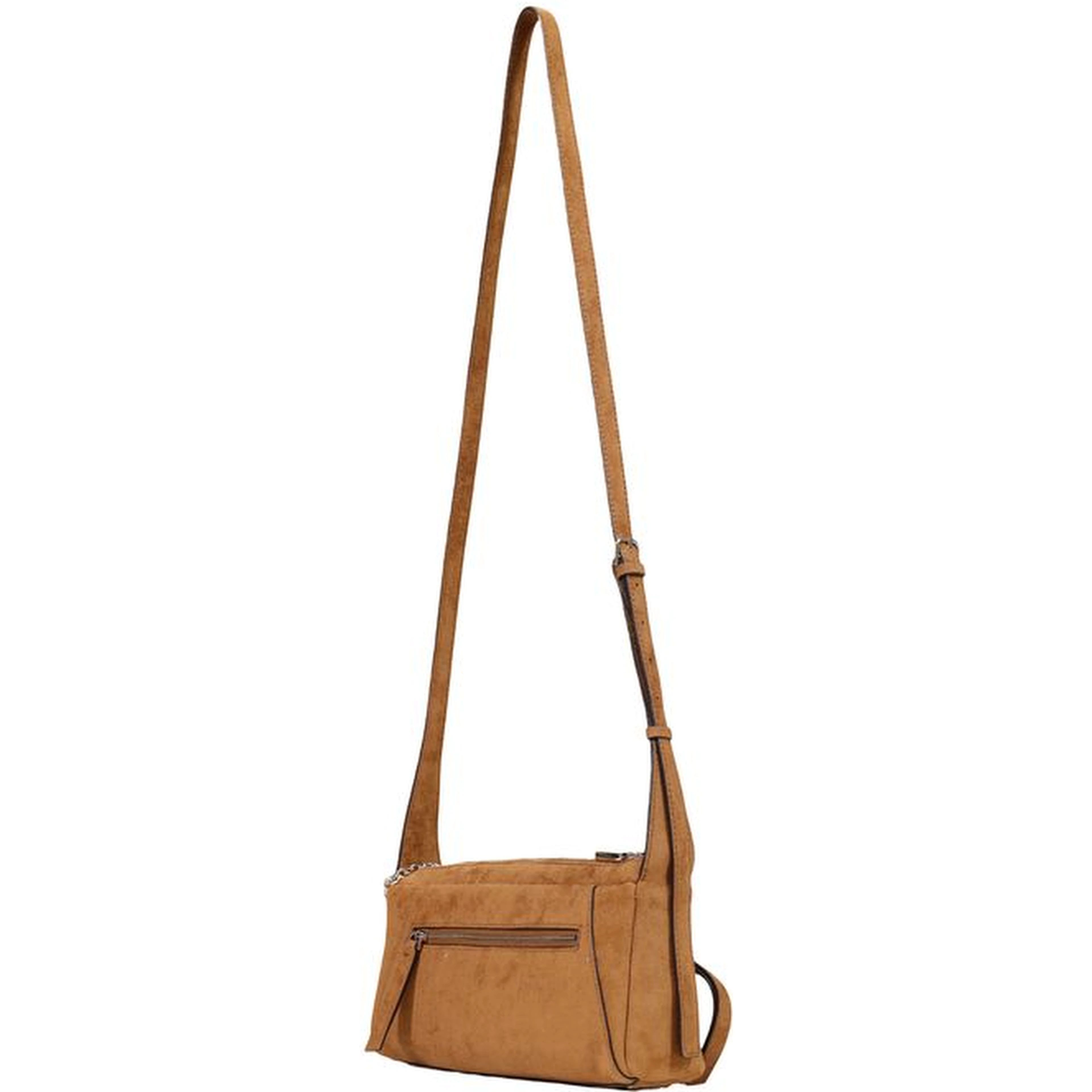 Brown Polyester Handbag