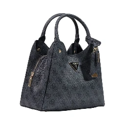 Gray Polyethylene Handbag
