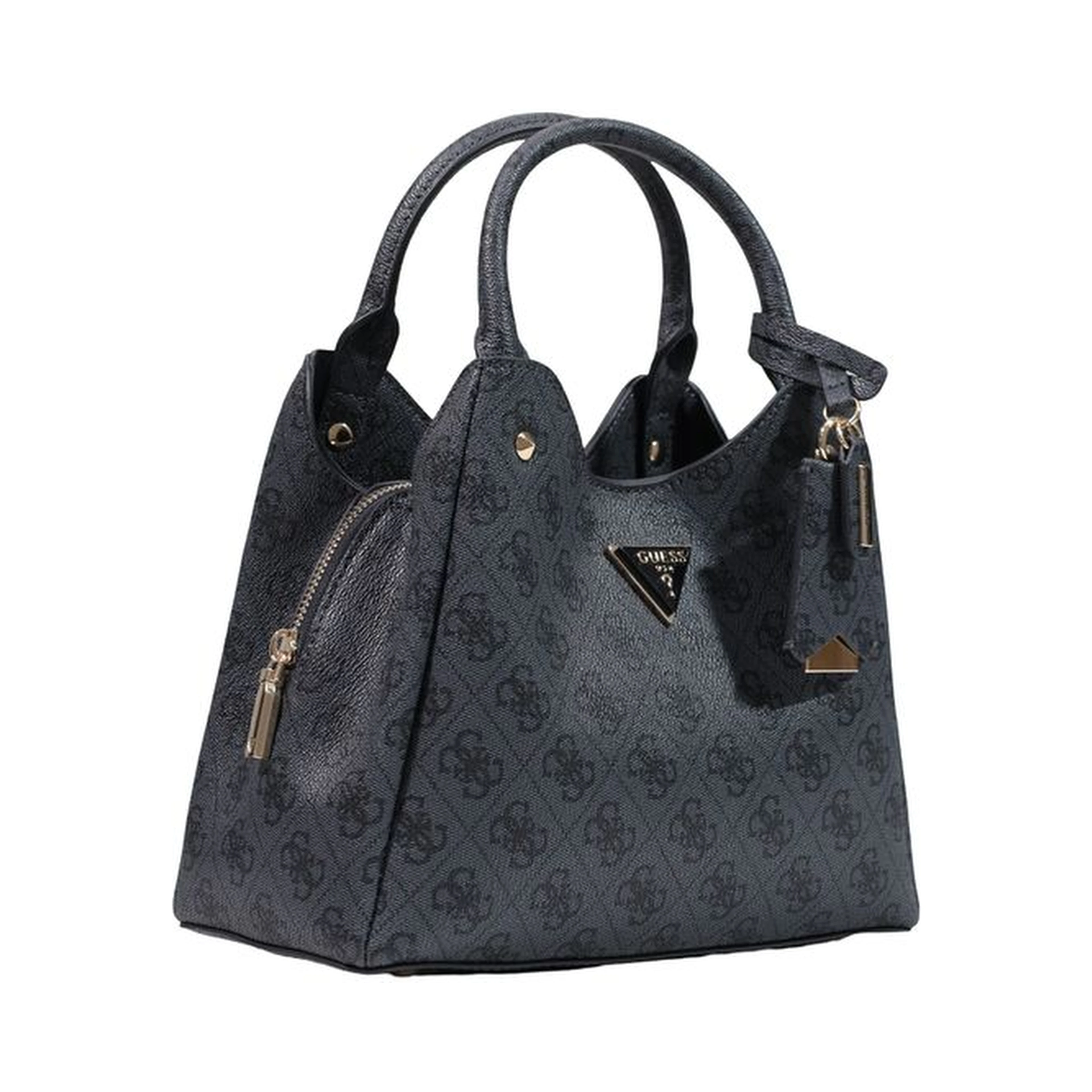 Gray Polyethylene Handbag