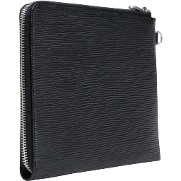 Black Polyethylene Clutch Bag