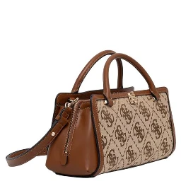 White Polyester Handbag