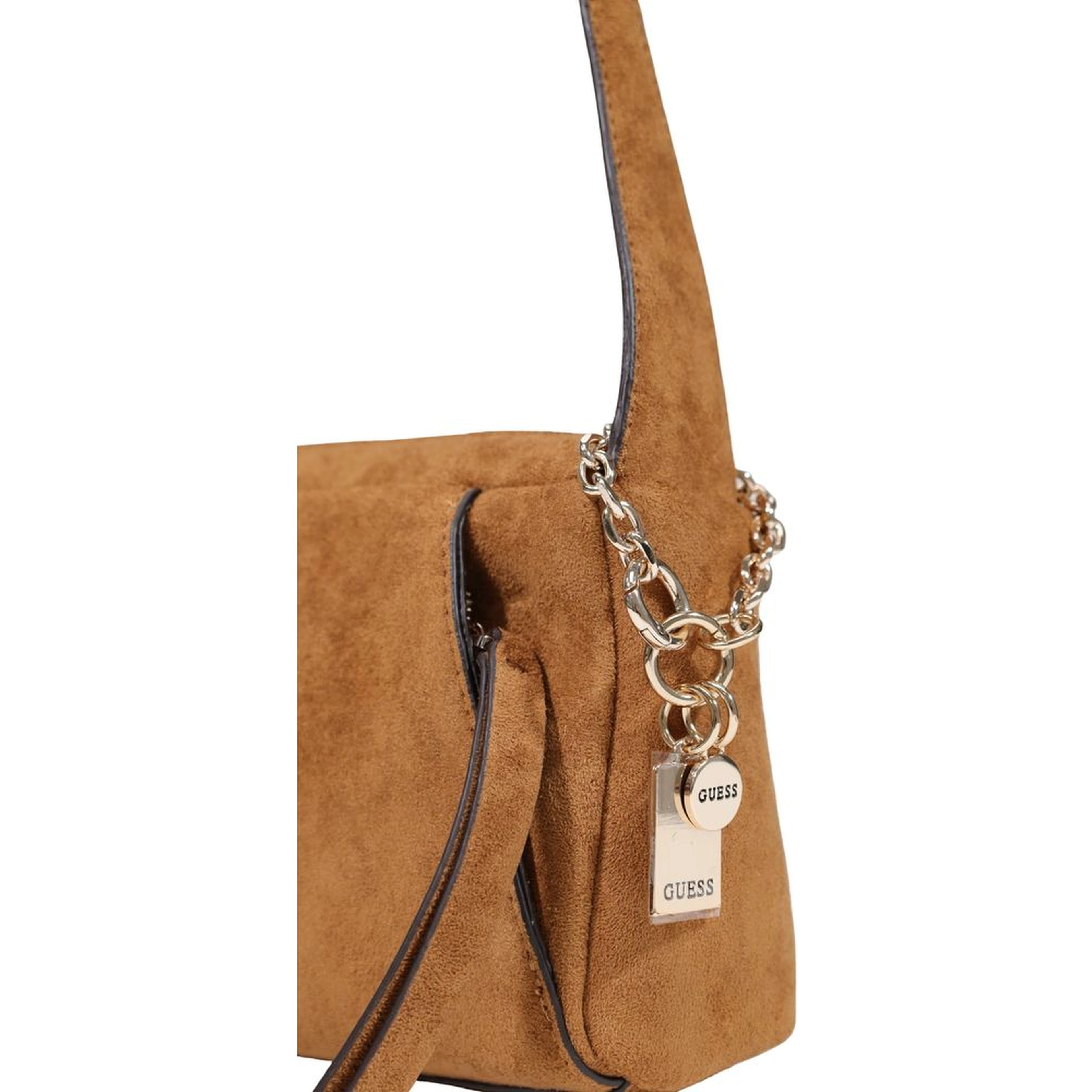 Brown Polyester Handbag