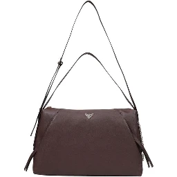 Brown Polyethylene Handbag