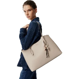 Gold Polyethylene Handbag