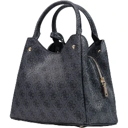 Gray Polyethylene Handbag