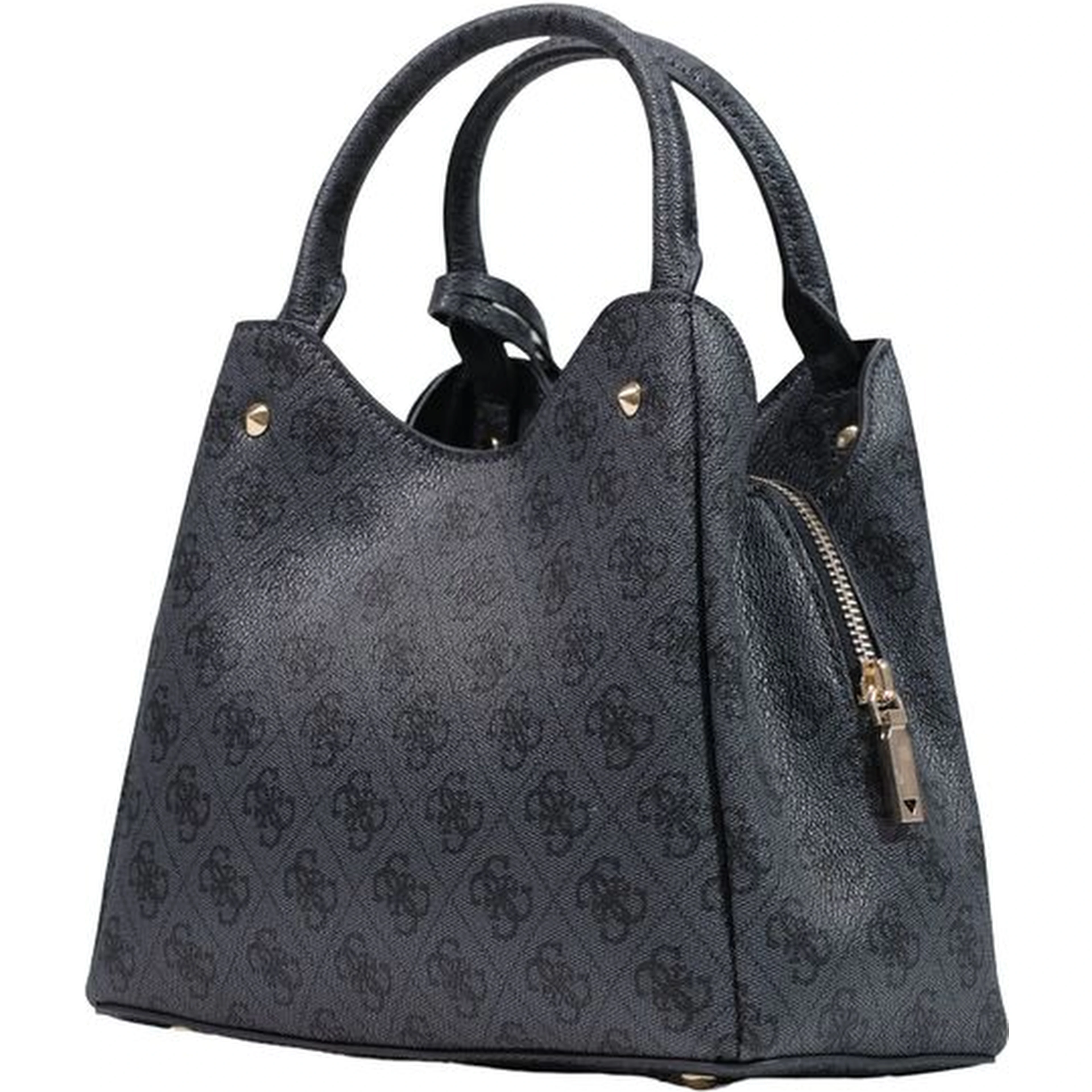 Gray Polyethylene Handbag