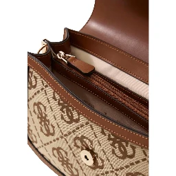 White Polyester Handbag