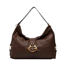 Brown Polyethylene Handbag