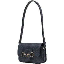 Gray Polyethylene Handbag