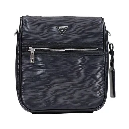 Black Polyethylene Shoulder Bag