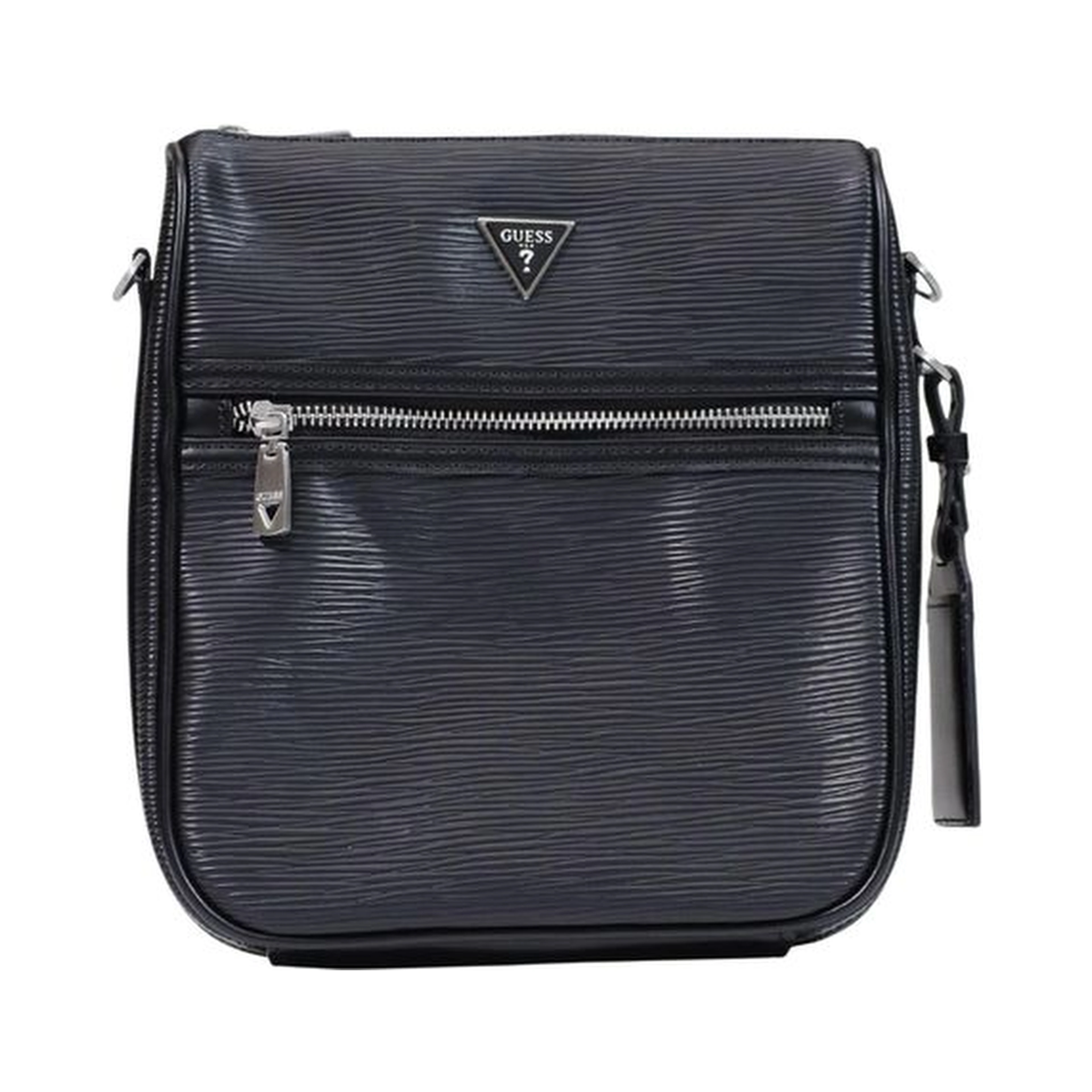 Black Polyethylene Shoulder Bag