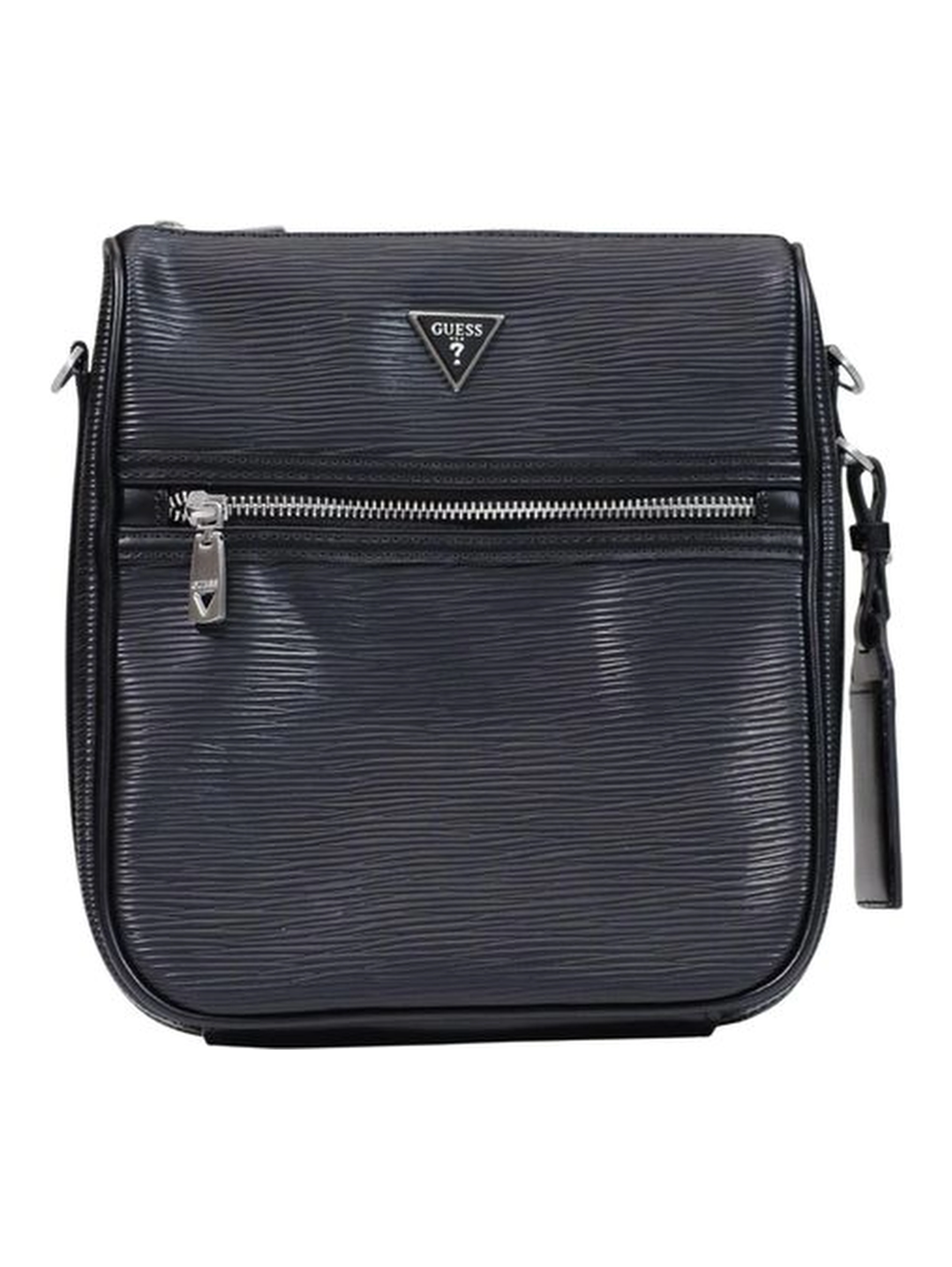 Black Polyethylene Shoulder Bag