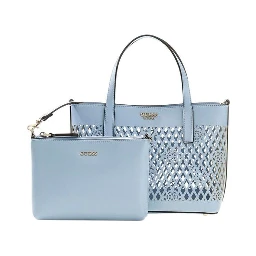 Blue Polyethylene Handbag