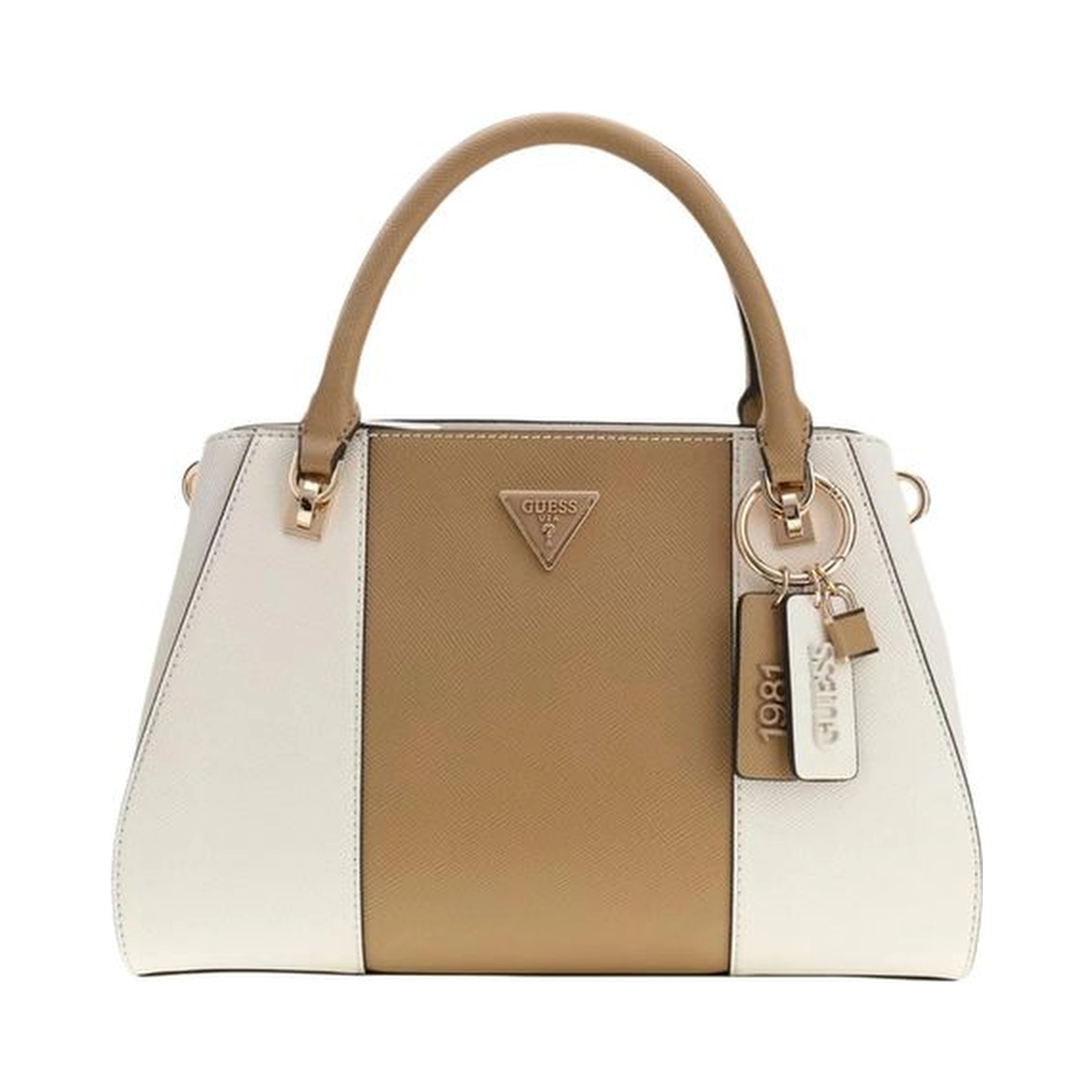 Beige Polyethylene Handbag