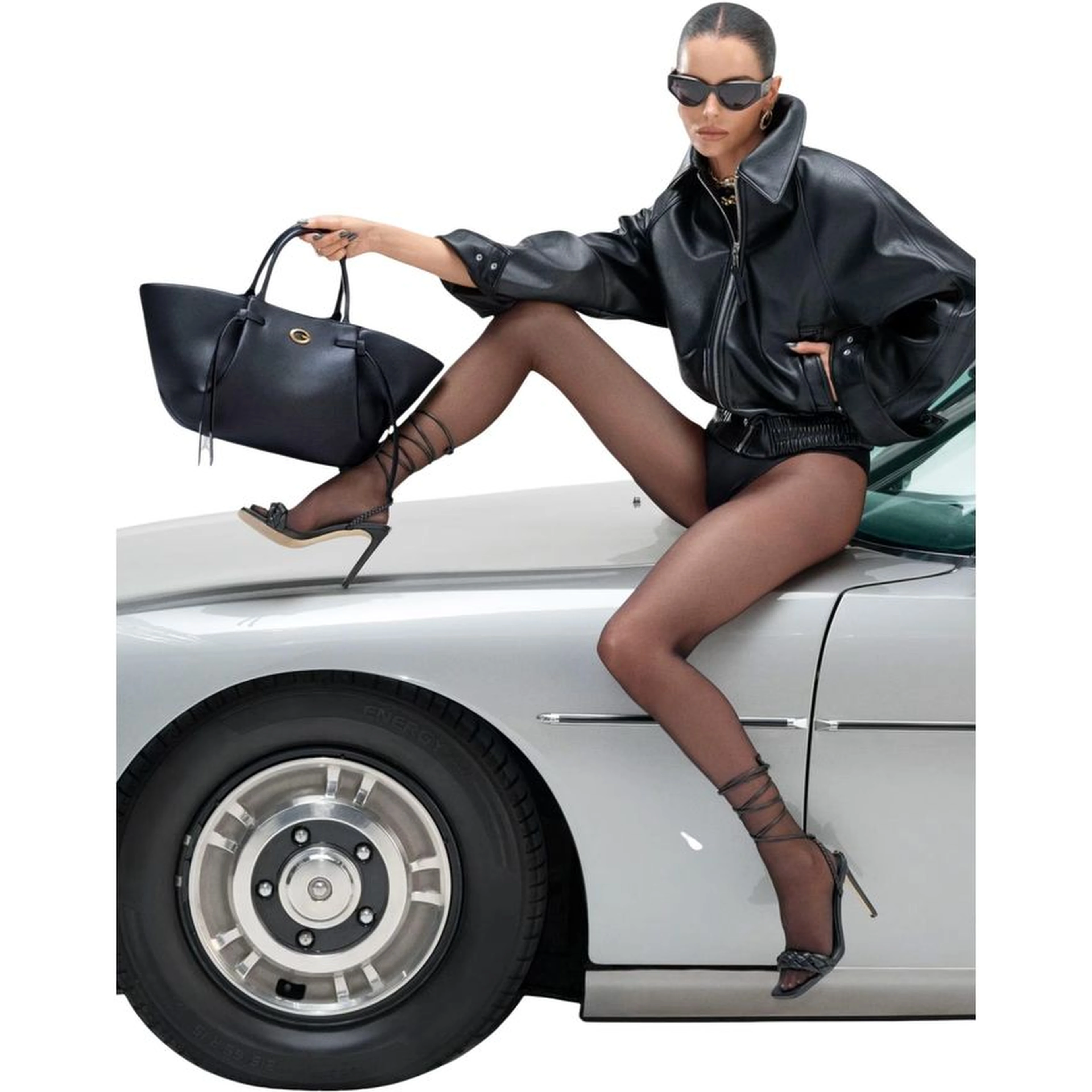 Black Polyethylene Handbag