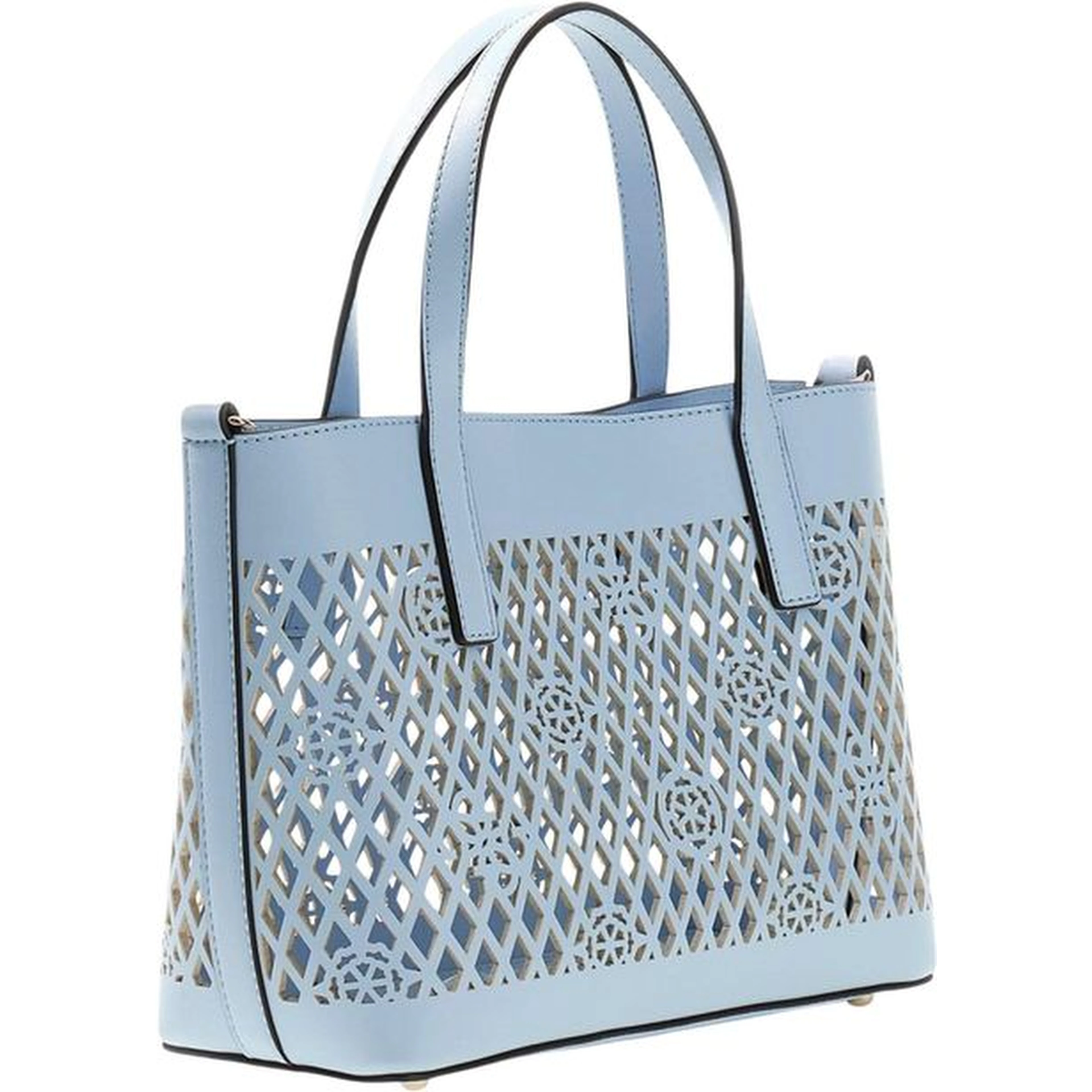 Blue Polyethylene Handbag