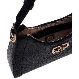 Gray Polyethylene Handbag