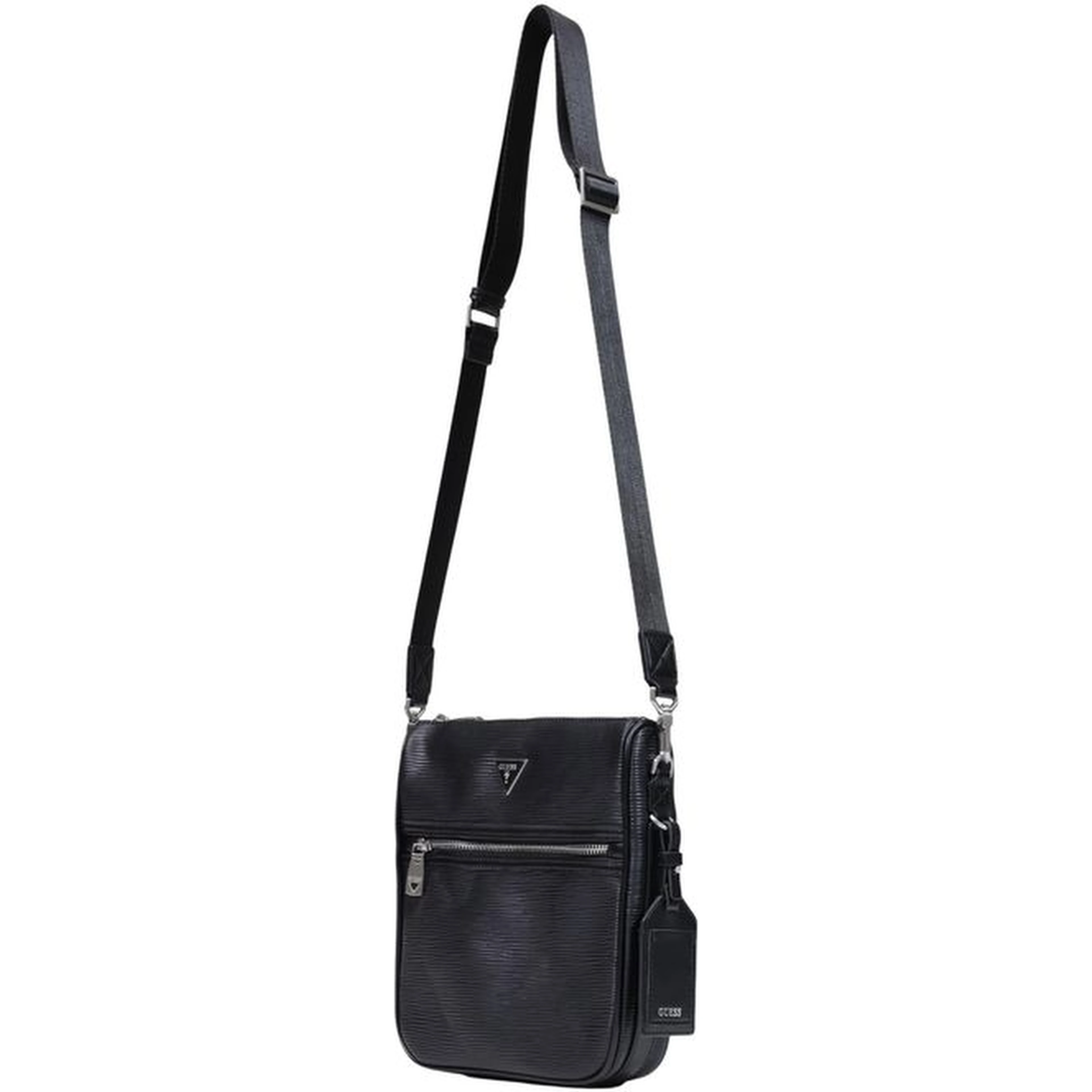 Black Polyethylene Shoulder Bag