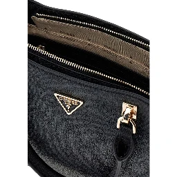 Gray Polyethylene Handbag