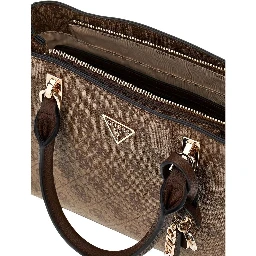 Brown Polyethylene Handbag