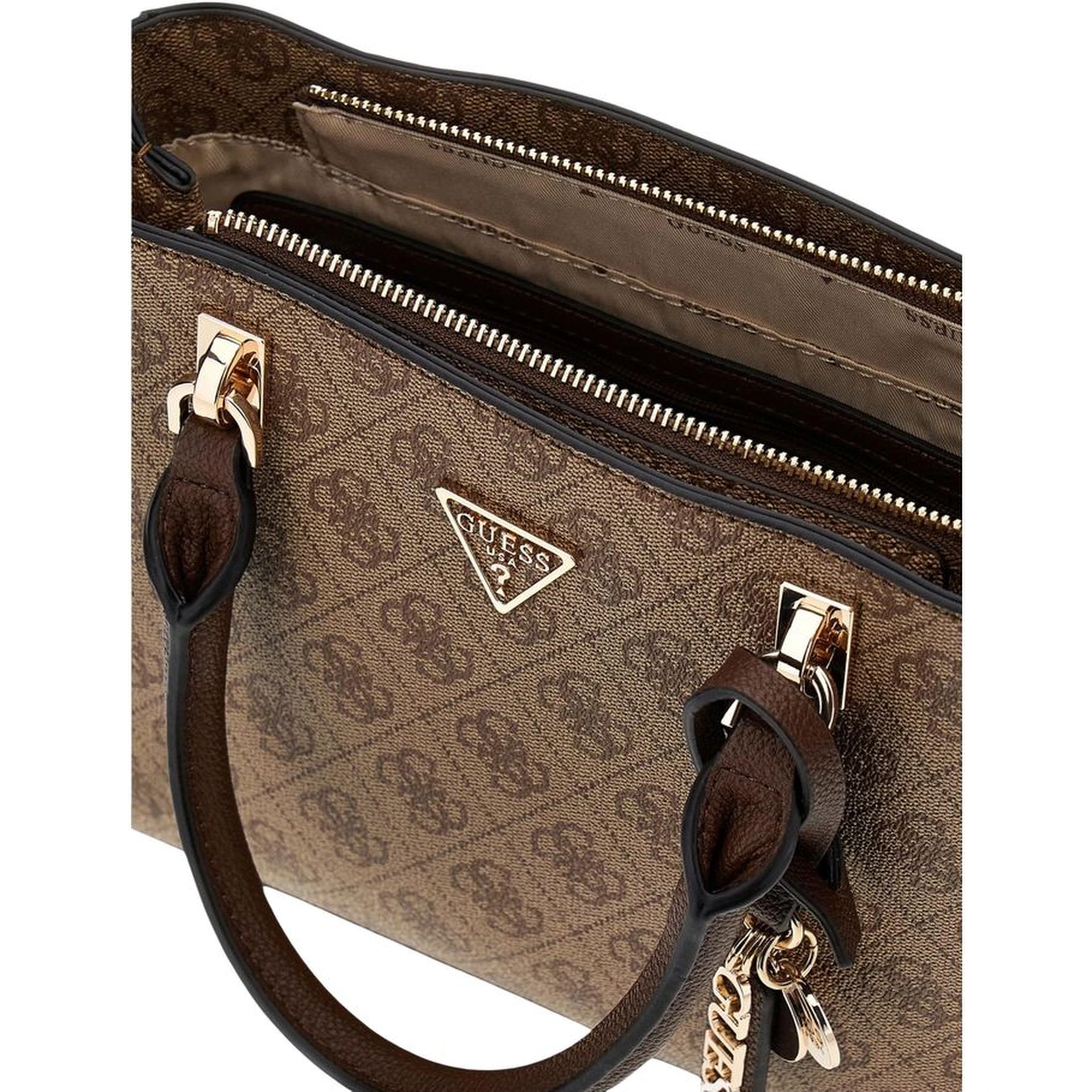Brown Polyethylene Handbag