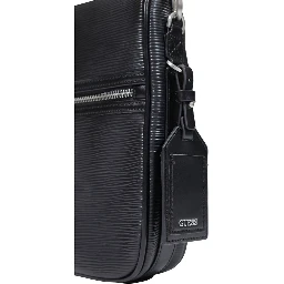 Black Polyethylene Shoulder Bag