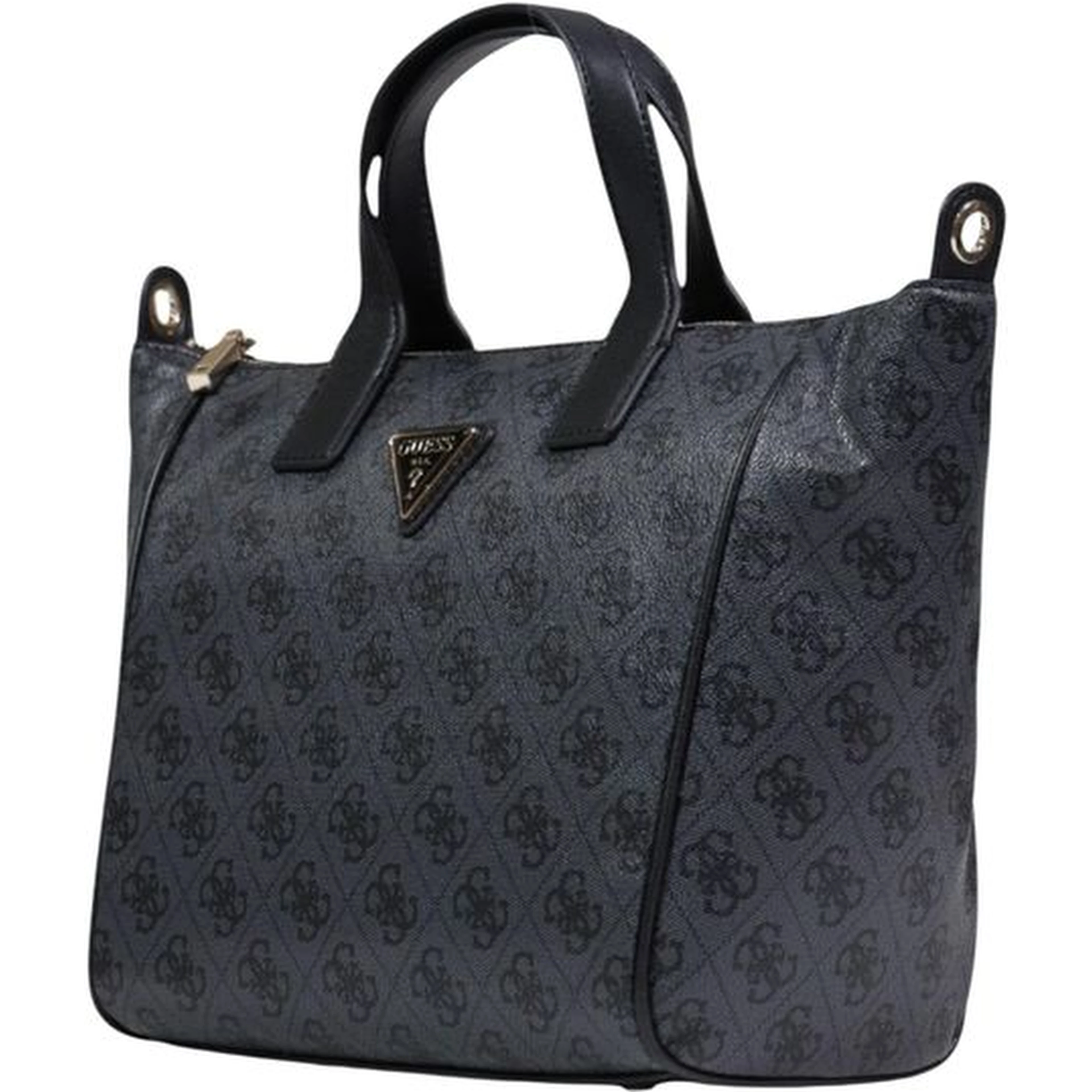 Gray Polyethylene Handbag