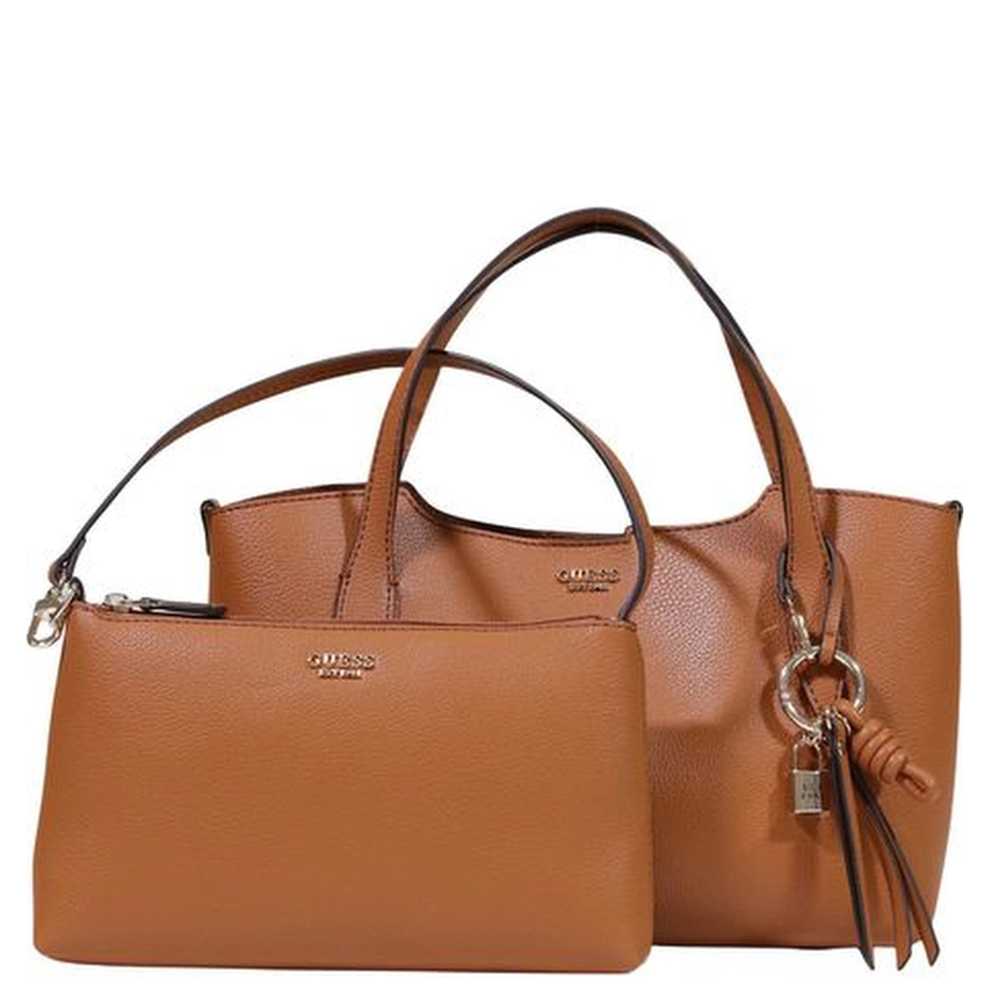 Beige Polyethylene Handbag