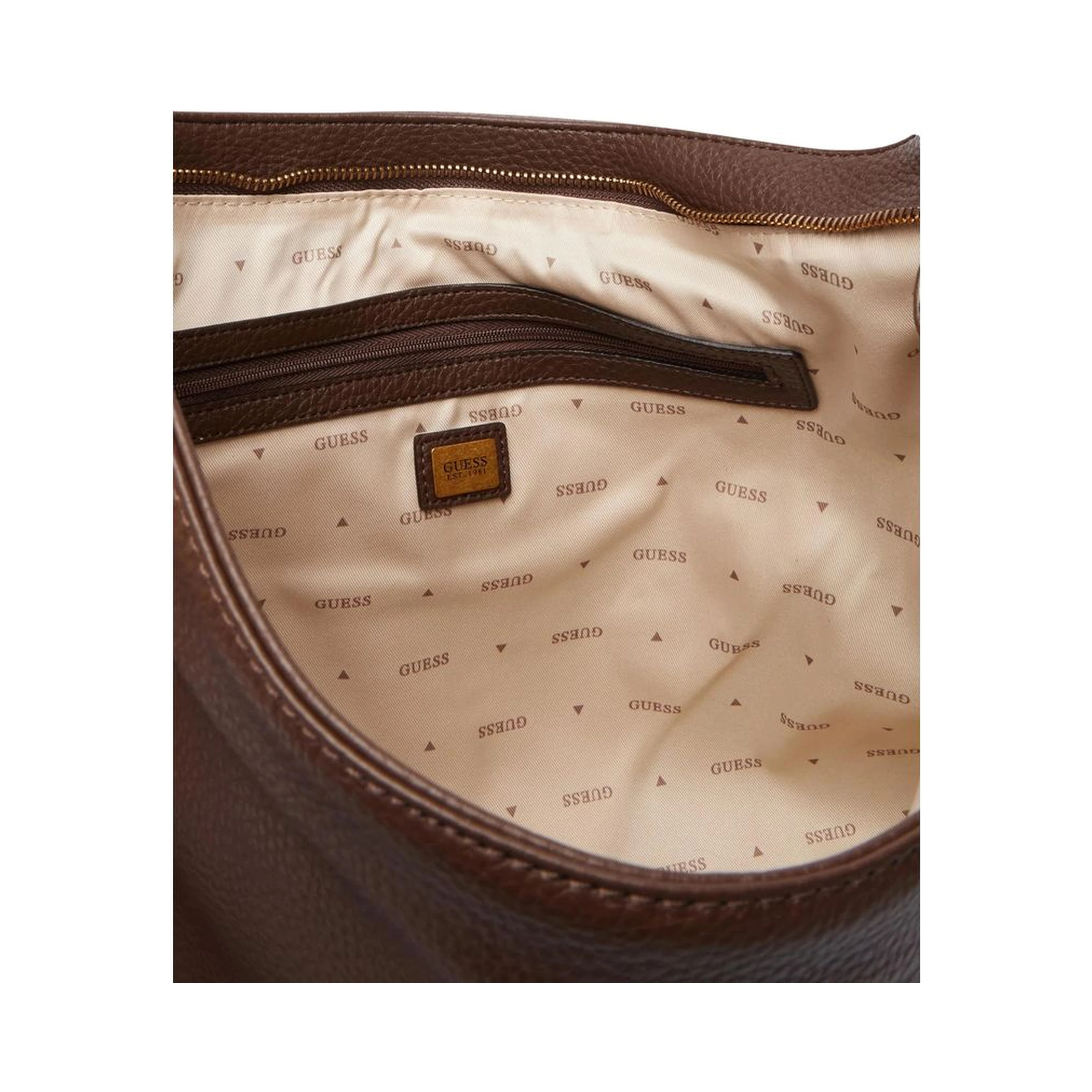 Brown Polyethylene Handbag