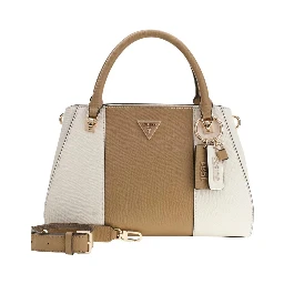 Beige Polyethylene Handbag