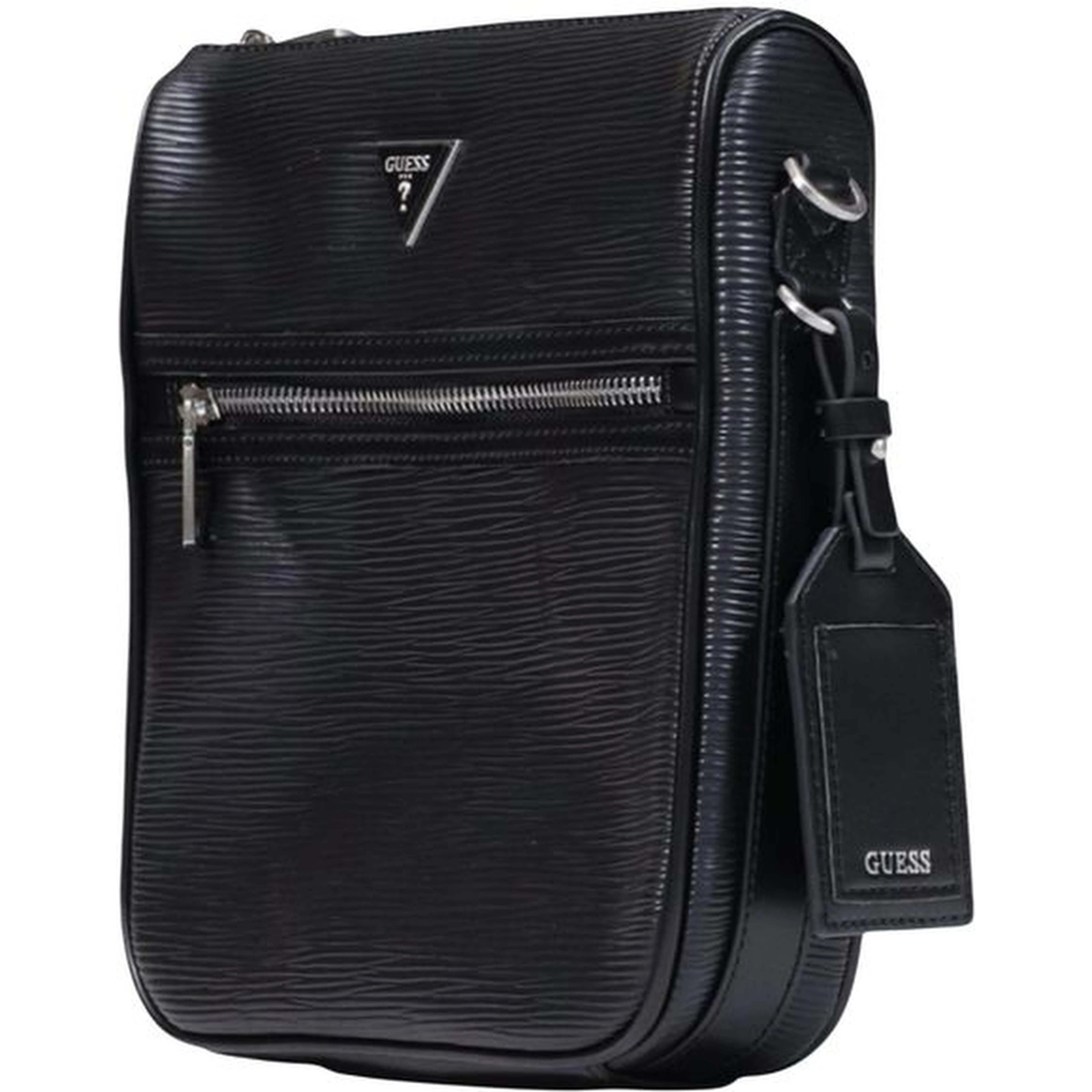 Black Polyethylene Shoulder Bag
