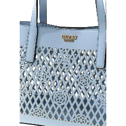 Blue Polyethylene Handbag