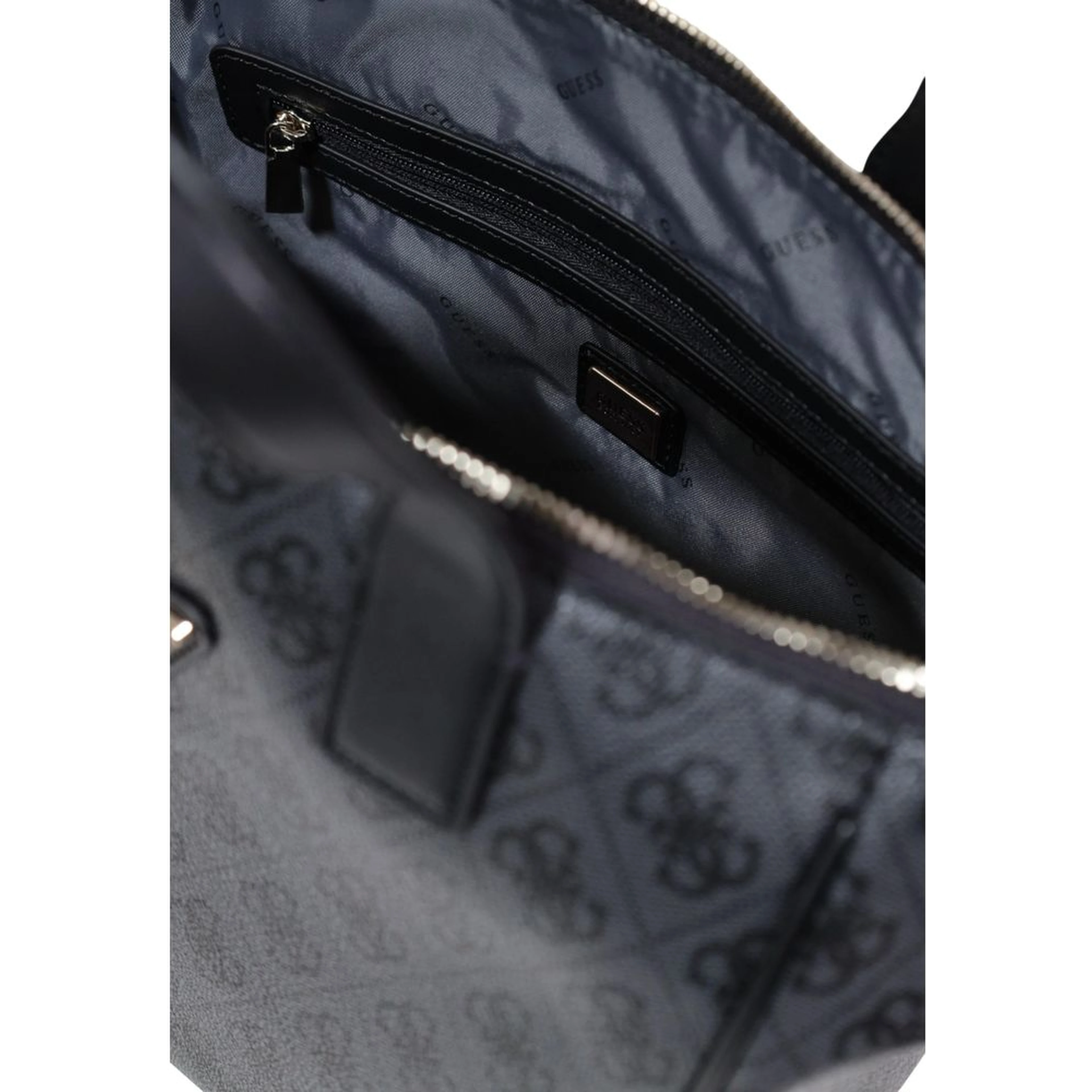 Gray Polyethylene Handbag