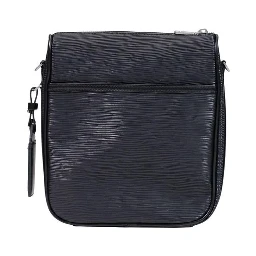Black Polyethylene Shoulder Bag