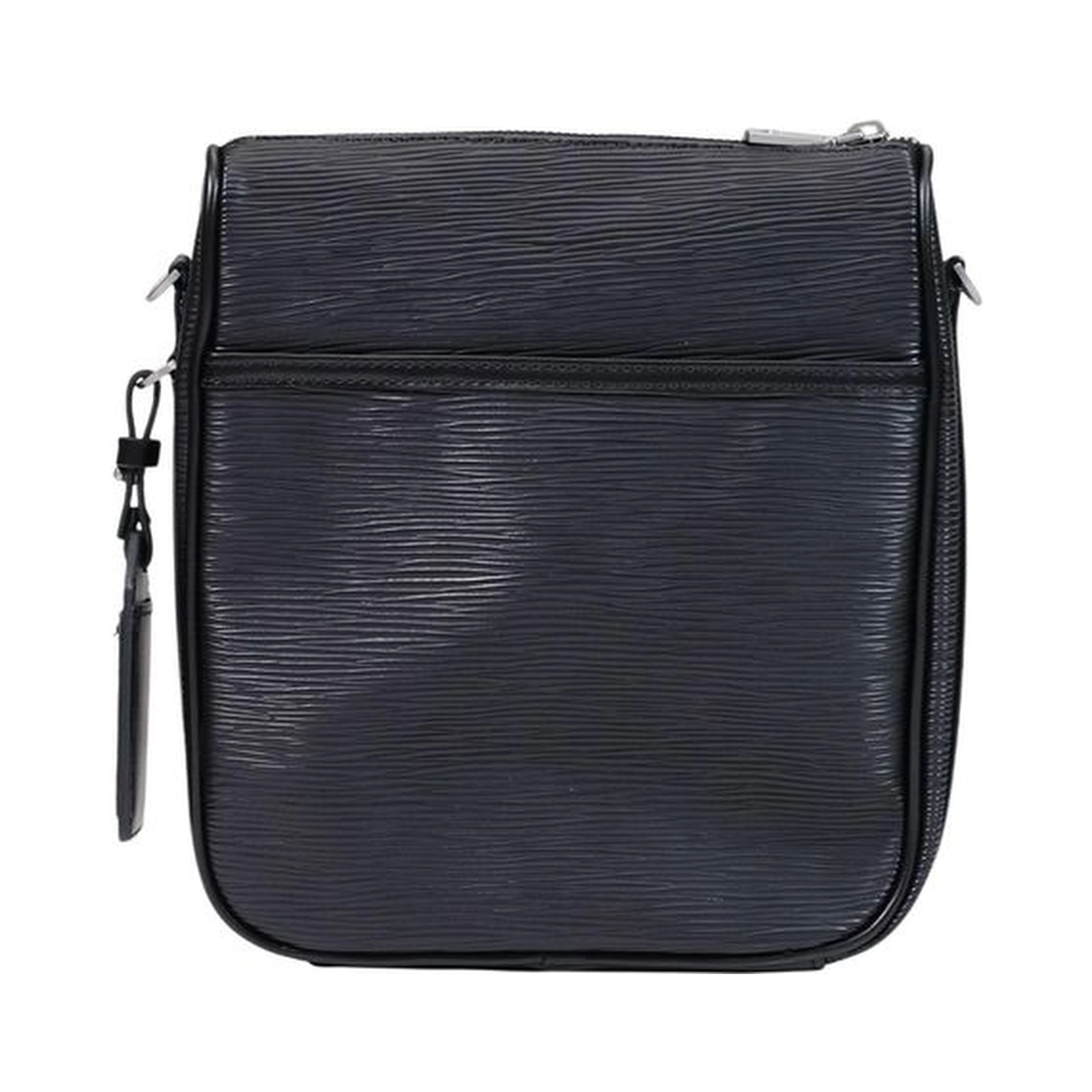 Black Polyethylene Shoulder Bag