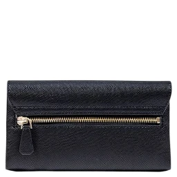 Black Polyethylene Clutch Bag