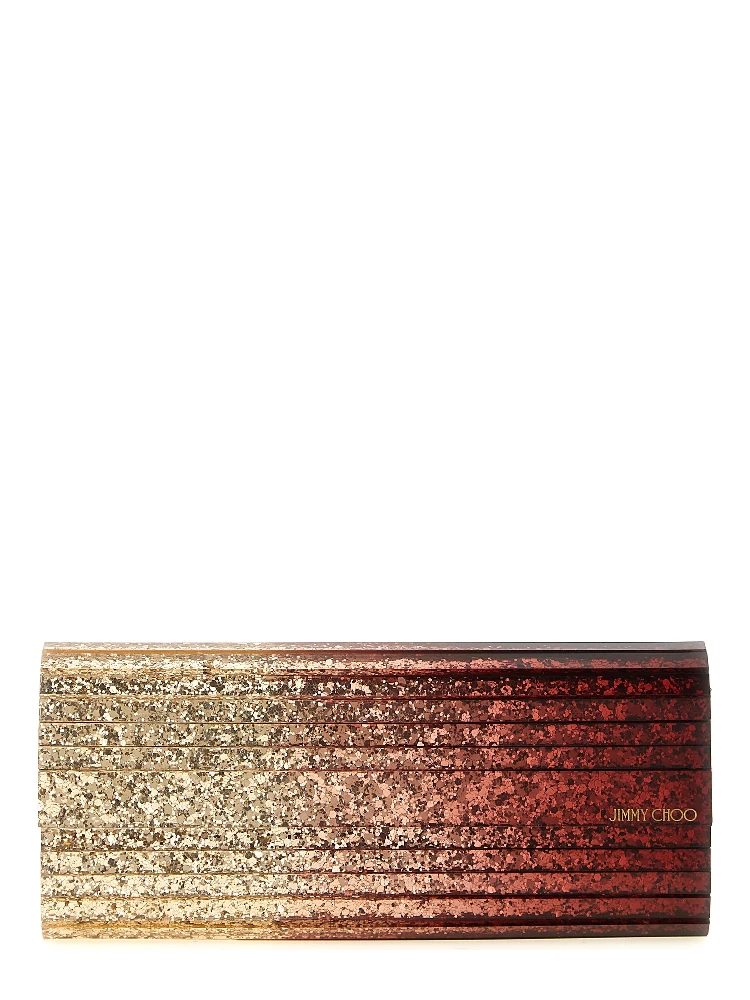 Multicolor Viscose Clutch Bag