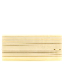Gold Viscose Clutch Bag