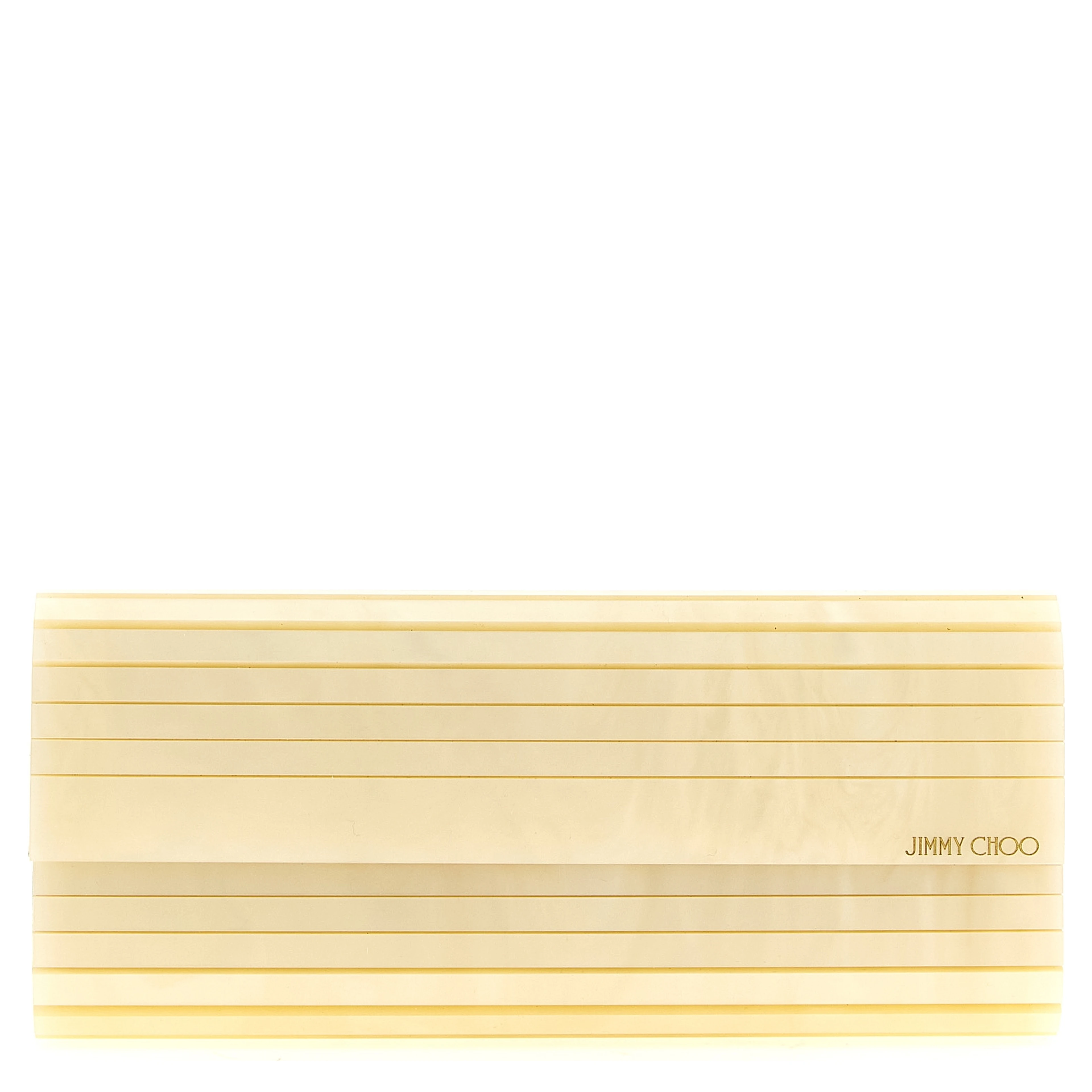 Gold Viscose Clutch Bag